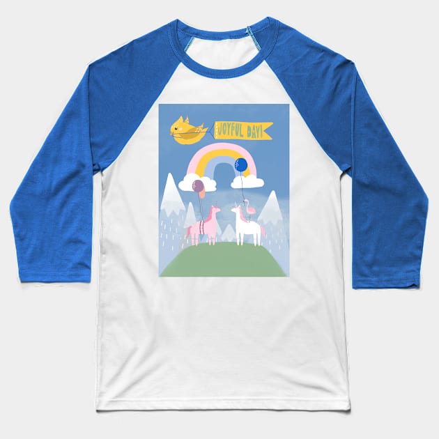 Every Day Is Unicorn Day! No Matter Your Age Baseball T-Shirt by ElsewhereArt